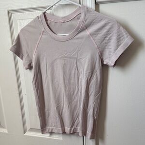 Swiftly lululemon Women's Pink Short Sleeve Top size 2